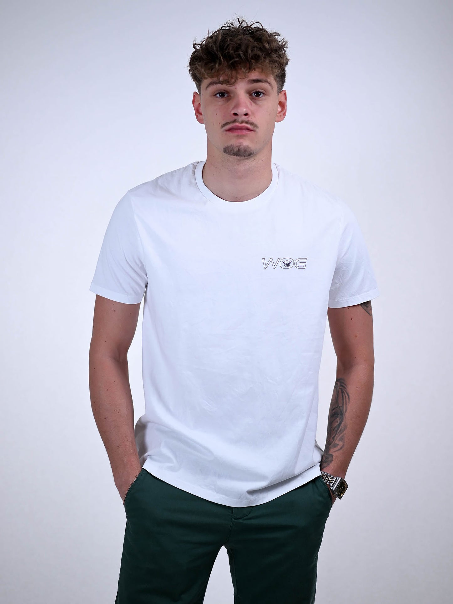 EPHESIANS 3:17 T-SHIRT wit voorkant