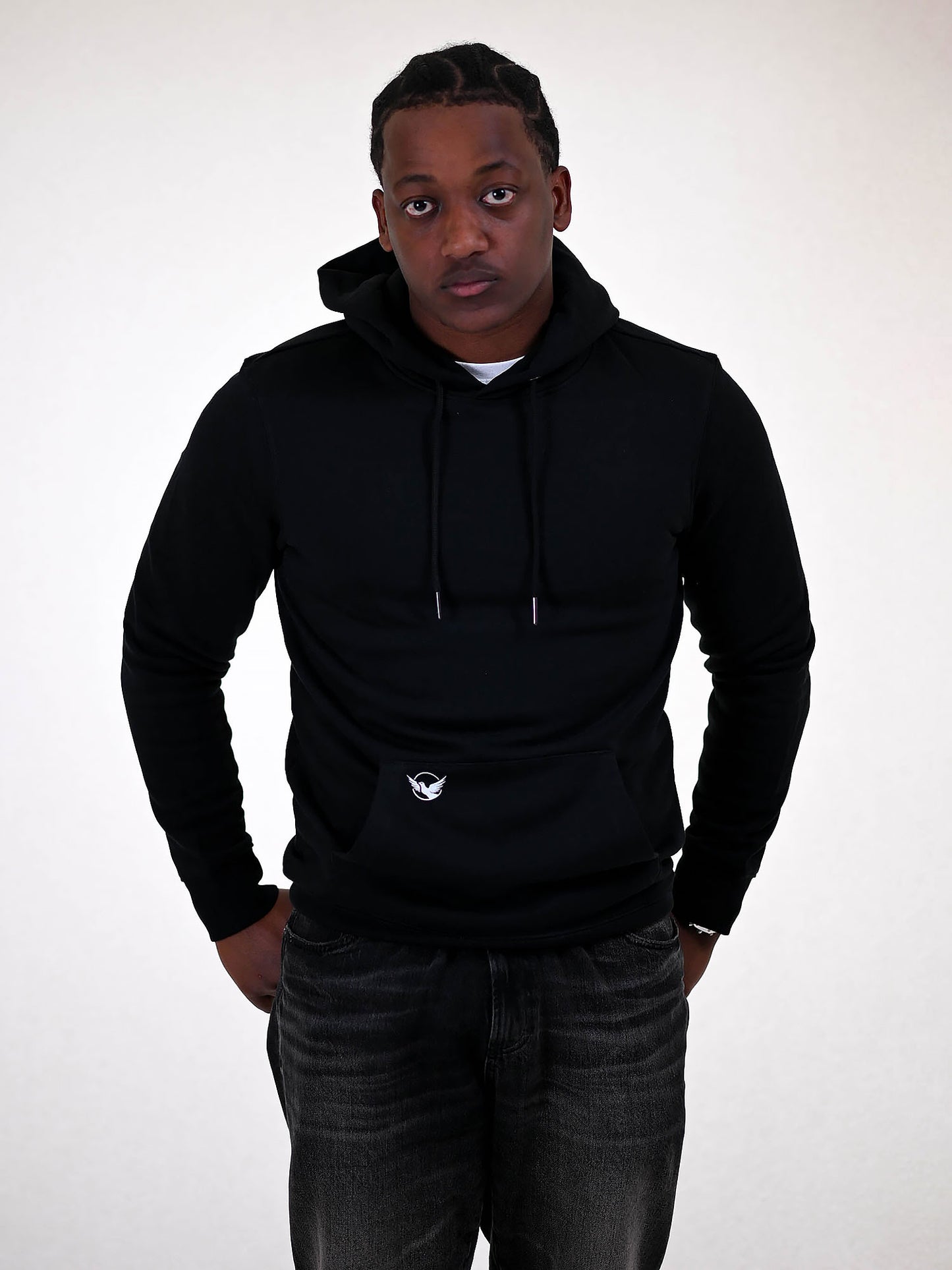 GOD WILL MAKE IT HAPPEN HOODIE zwart voorkant