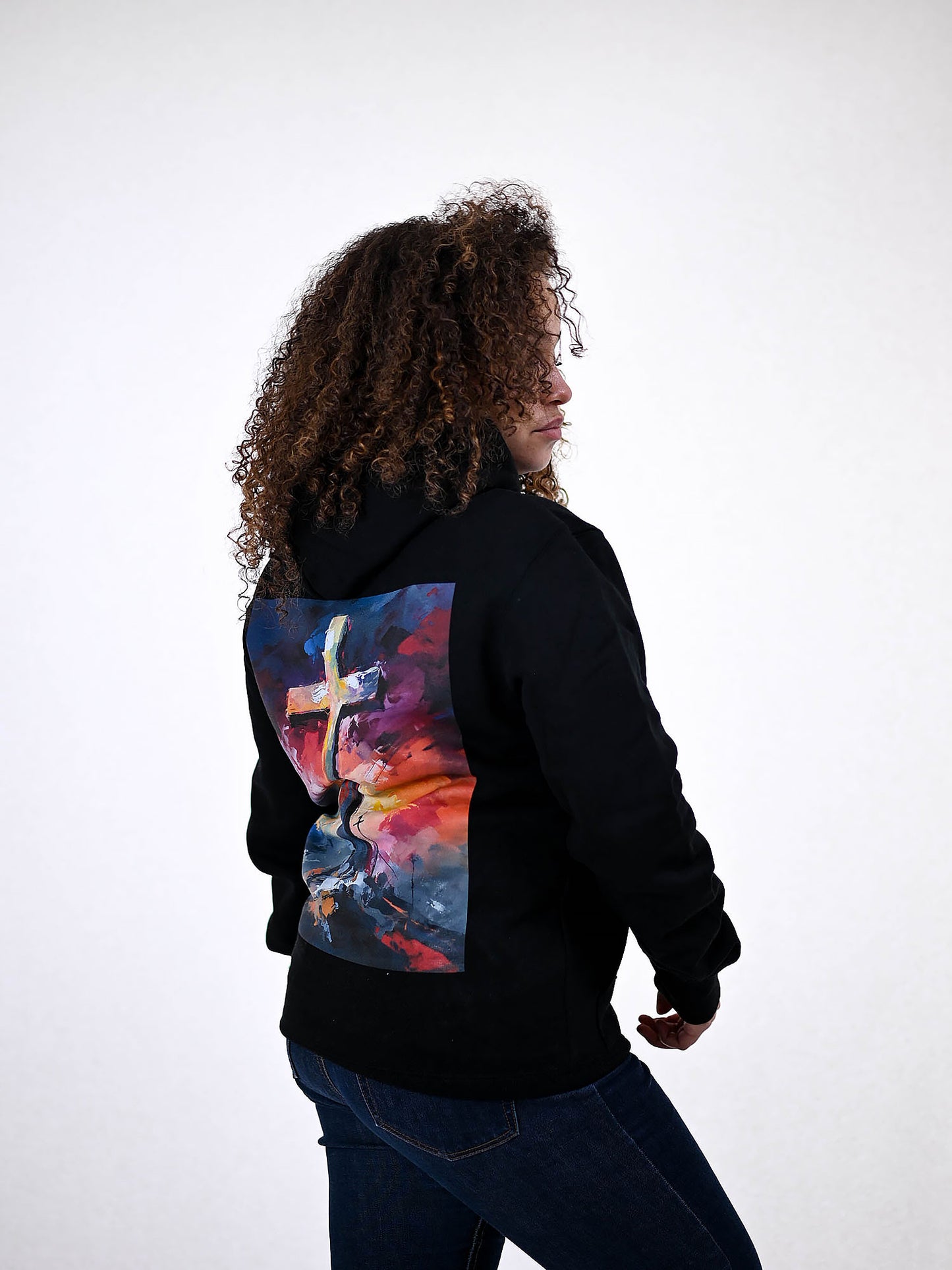 JESUS CROSS HOODIE
