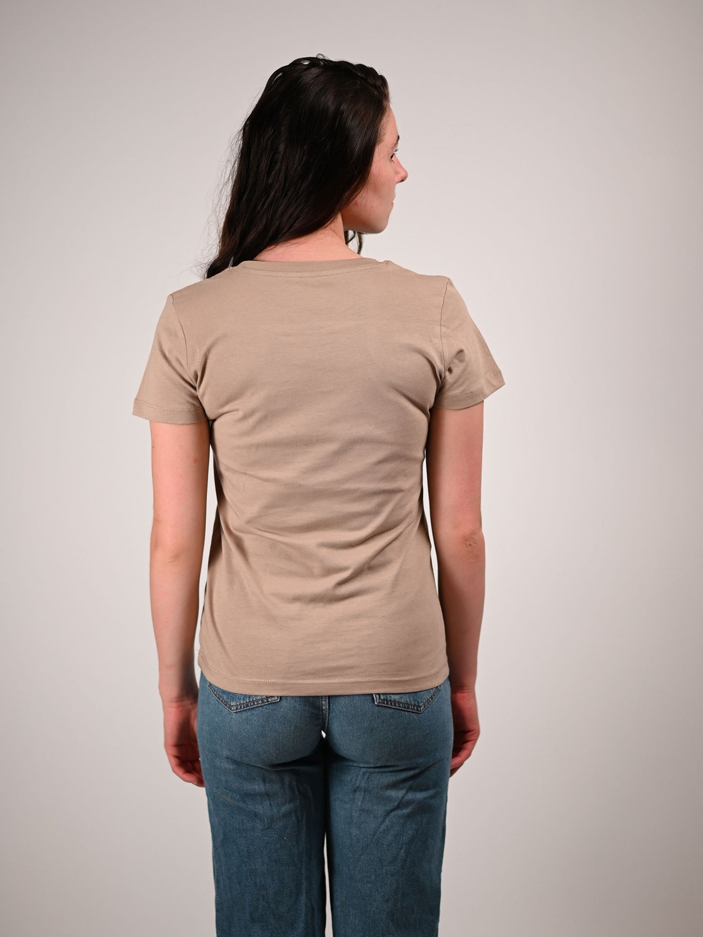 1 Korinthe 11:1 T-Shirt vrouw achterant