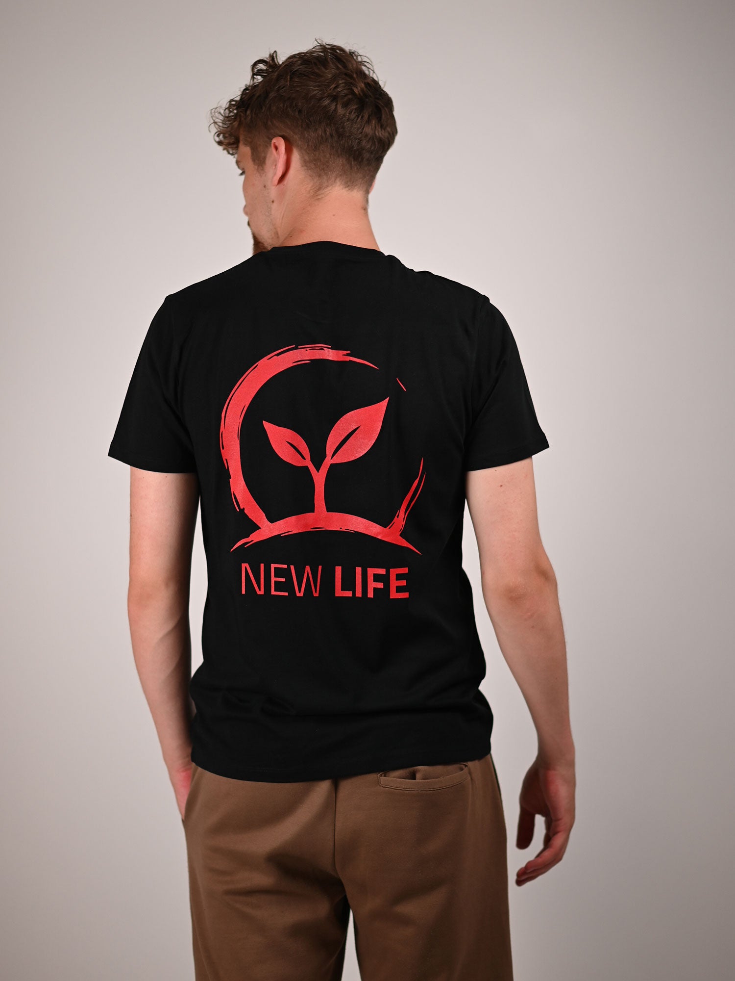 New Life man t-shirt achterkant