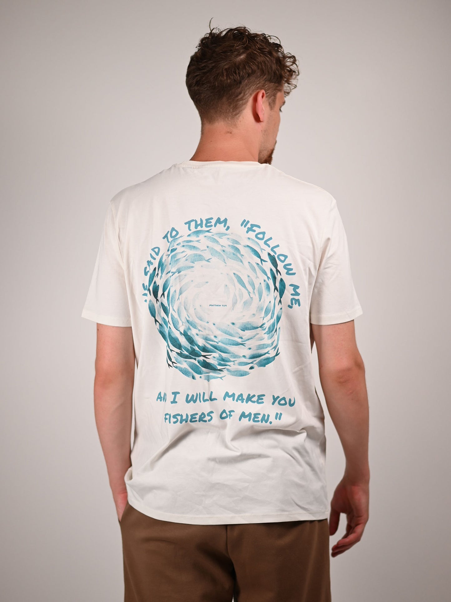 Fisher of men t-shirt achterkant