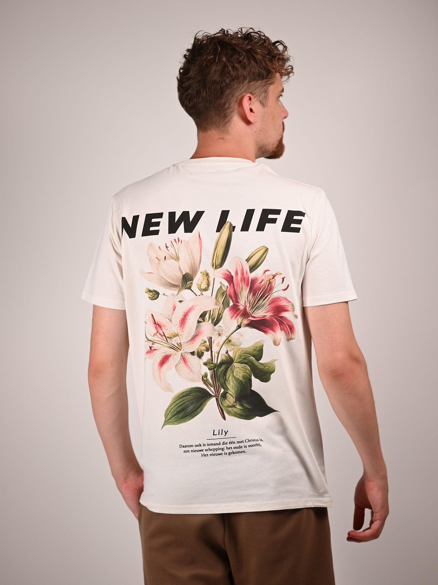 New Life man t-shirt achterkant