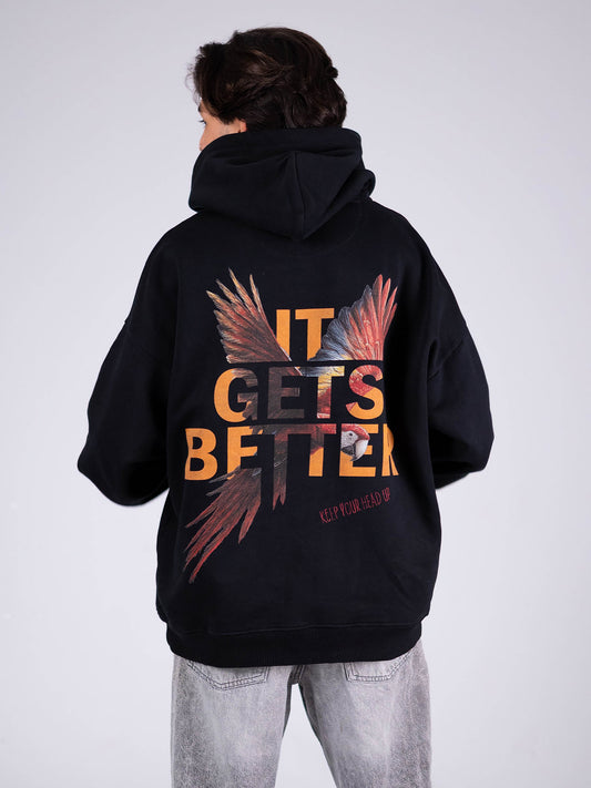 WOG Oversize Hoodie Parrot
