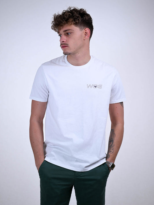 EPHESIANS 3:17 T-SHIRT wit detail