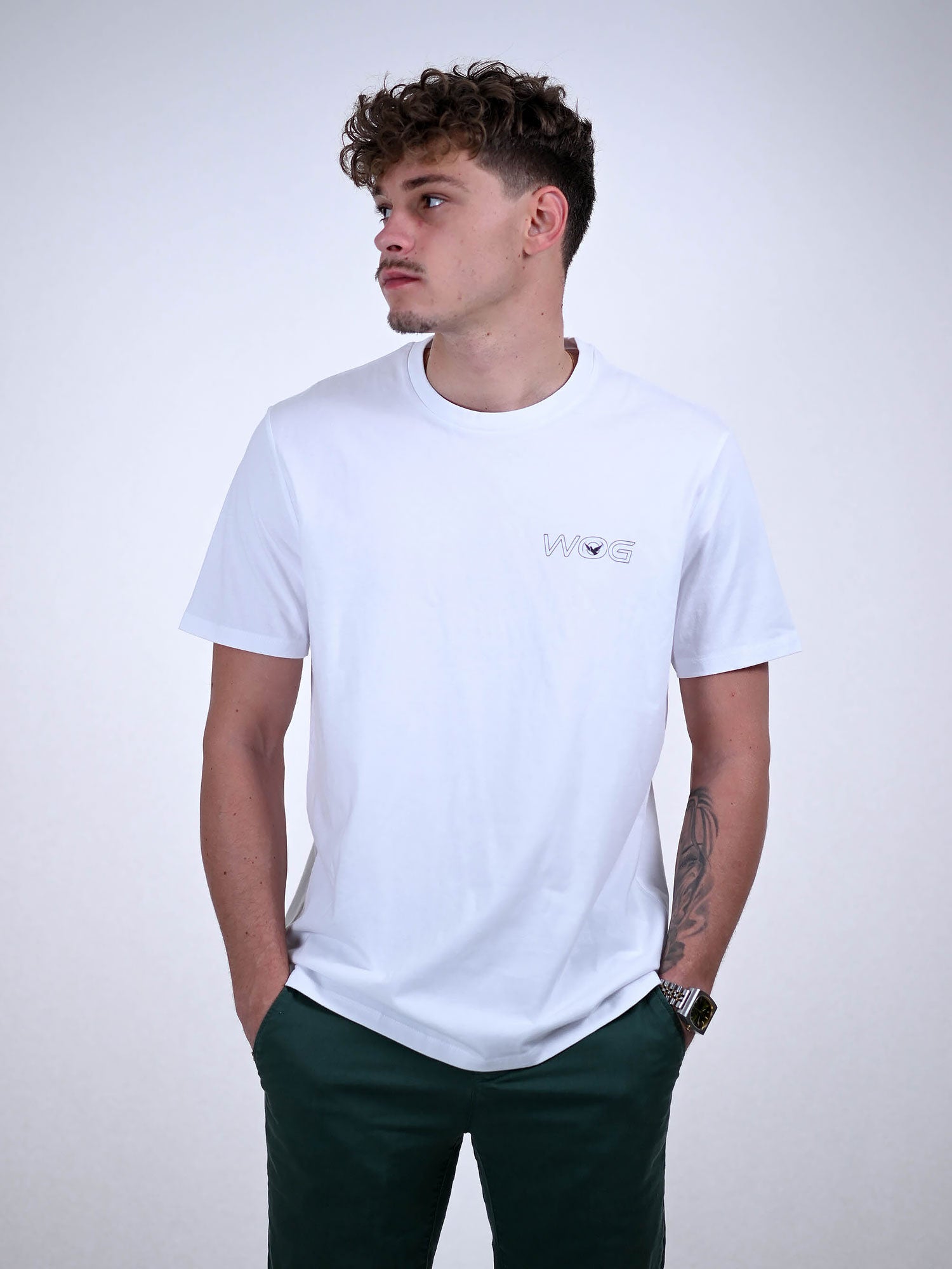 DON'T ACT ON FEAR T-SHIRT wit voorkant