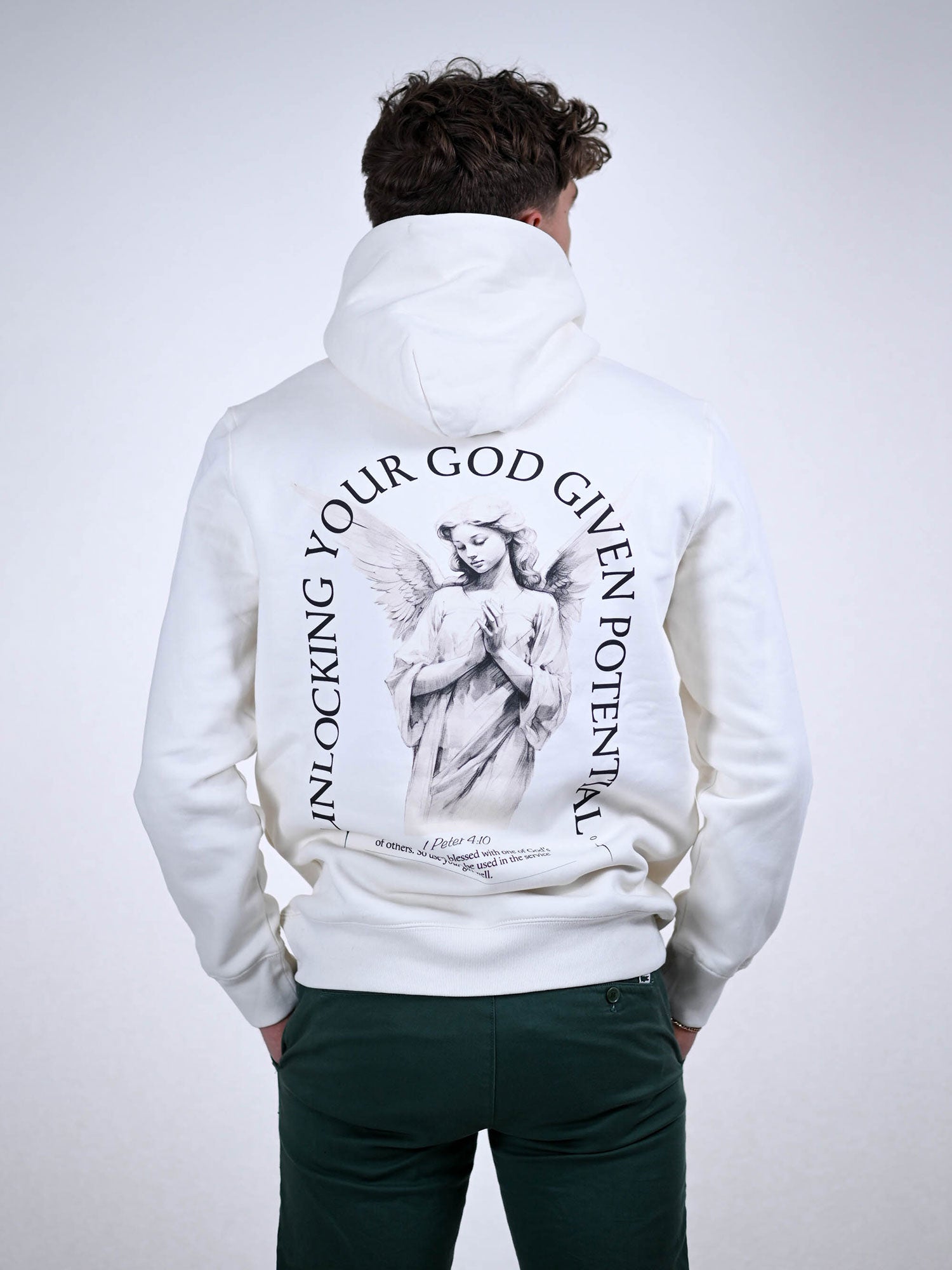 GOD GIVEN POTENTIAL HOODIE wit achterkant