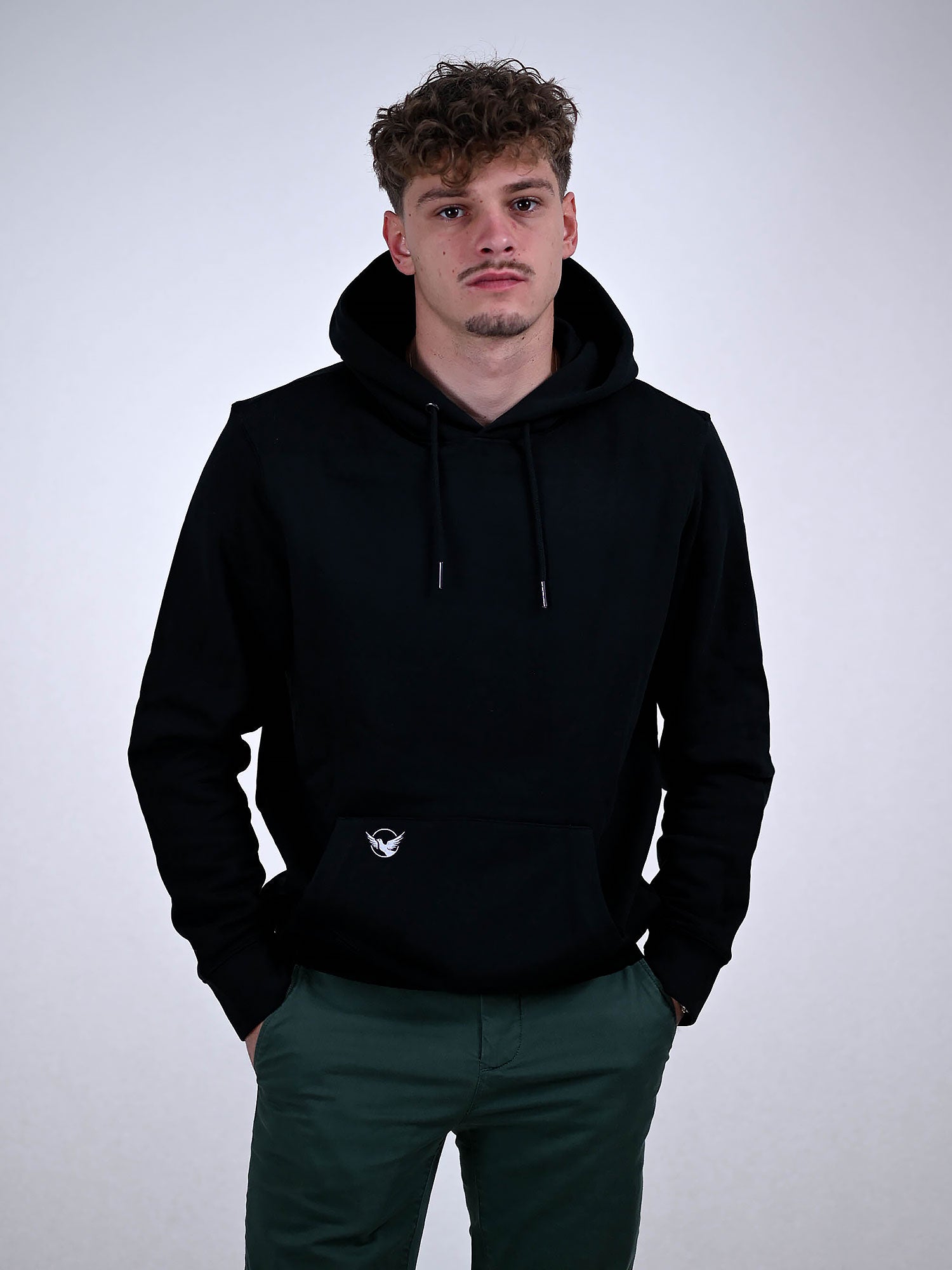 FEAR THE LAMB HOODIE zwart voorkant