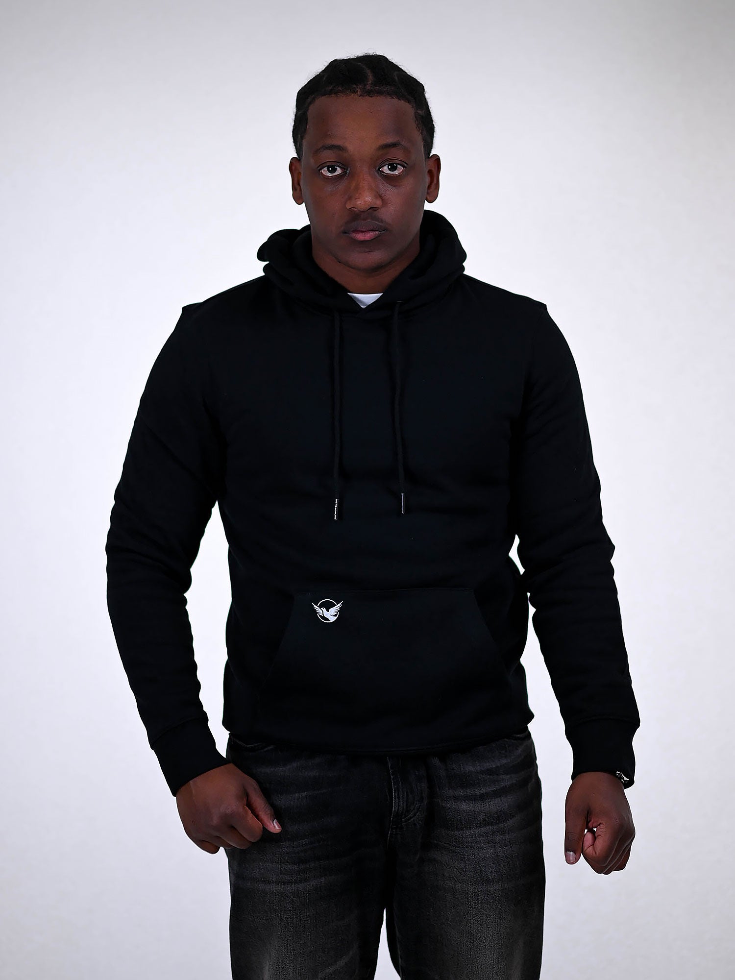 JESUS IS THE WAY HOODIE zwart voorkant