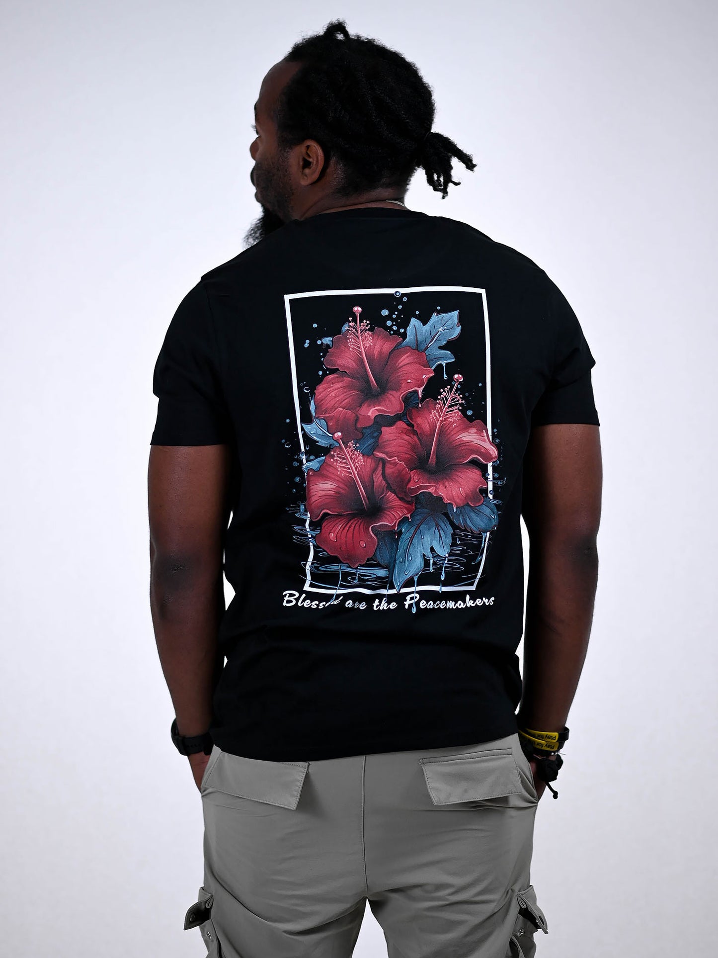 PEACEMAKERS T-SHIRT zwart achterkant