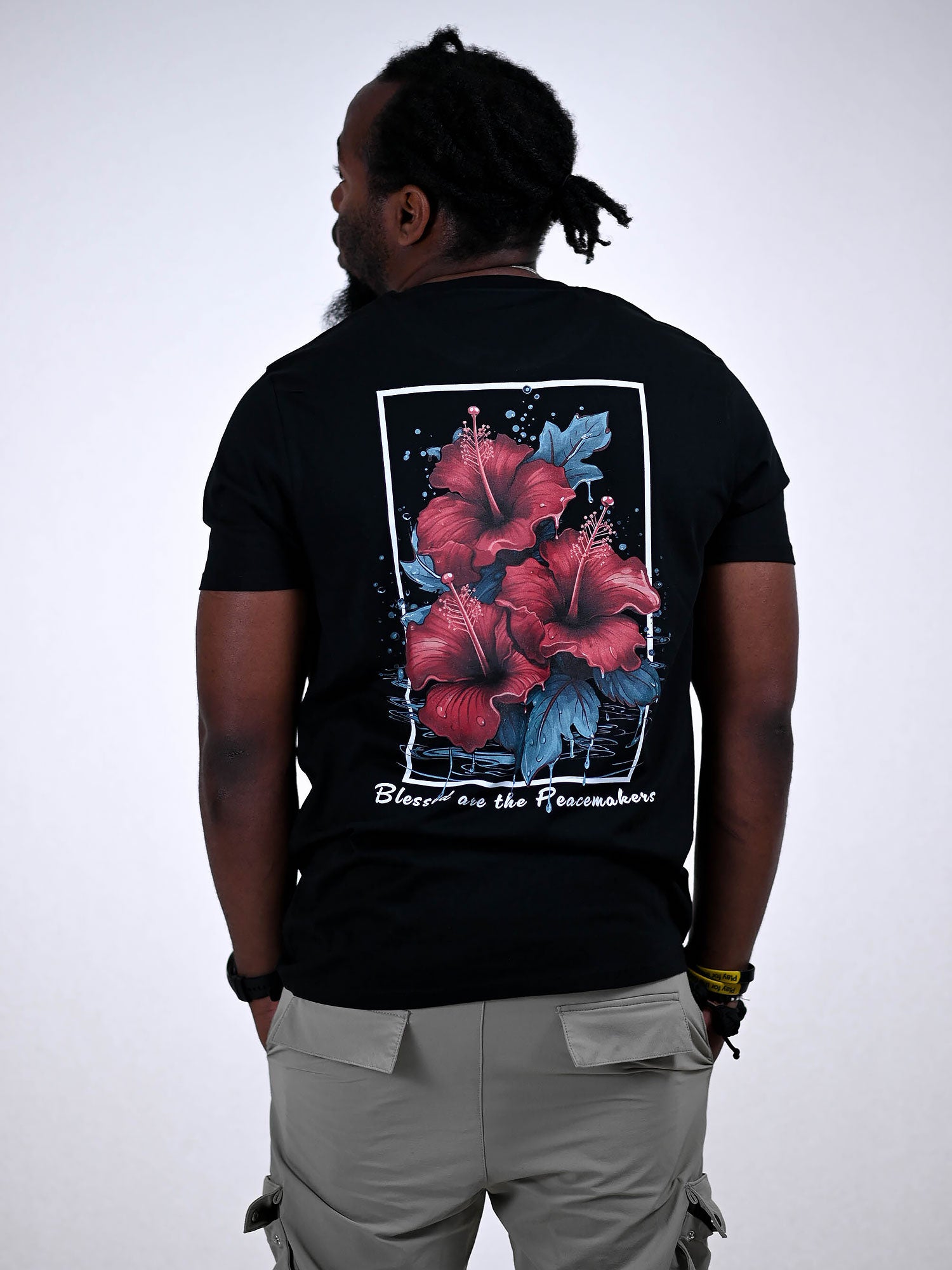 PEACEMAKERS T-SHIRT zwart achterkant