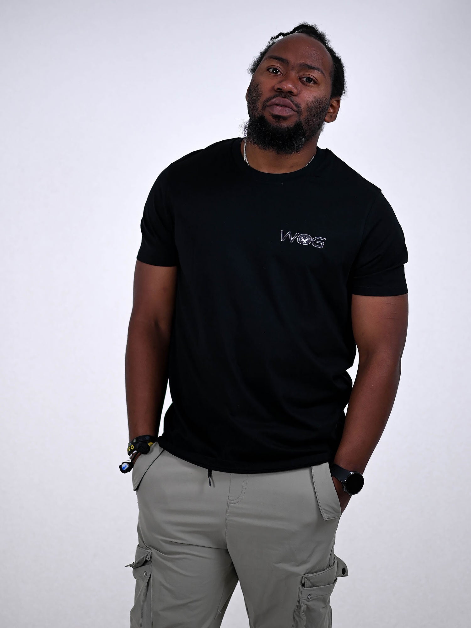 PEACEMAKERS T-SHIRT zwart voorkant