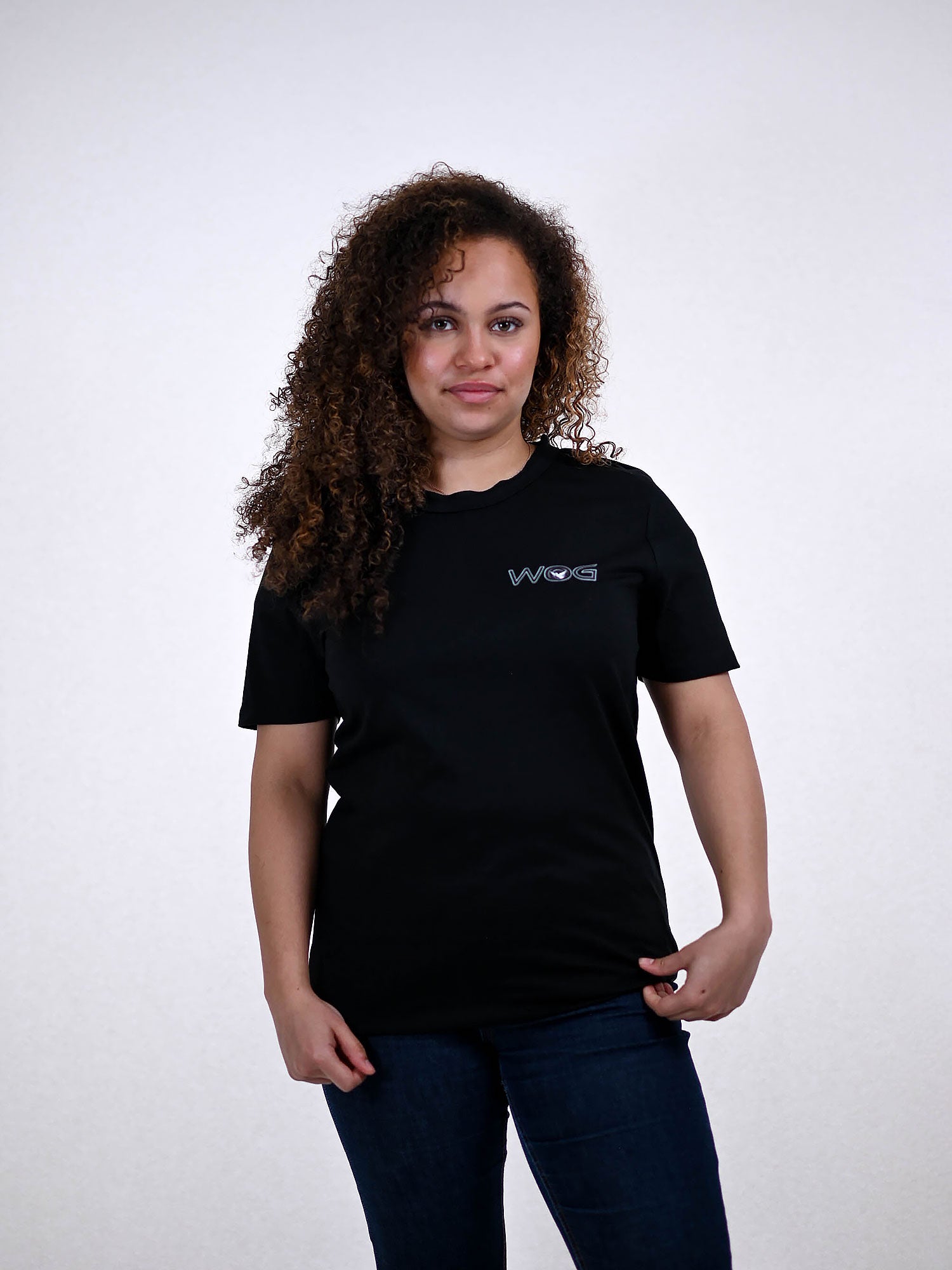 ISAIAH 40:31 T-SHIRT zwart voorkant