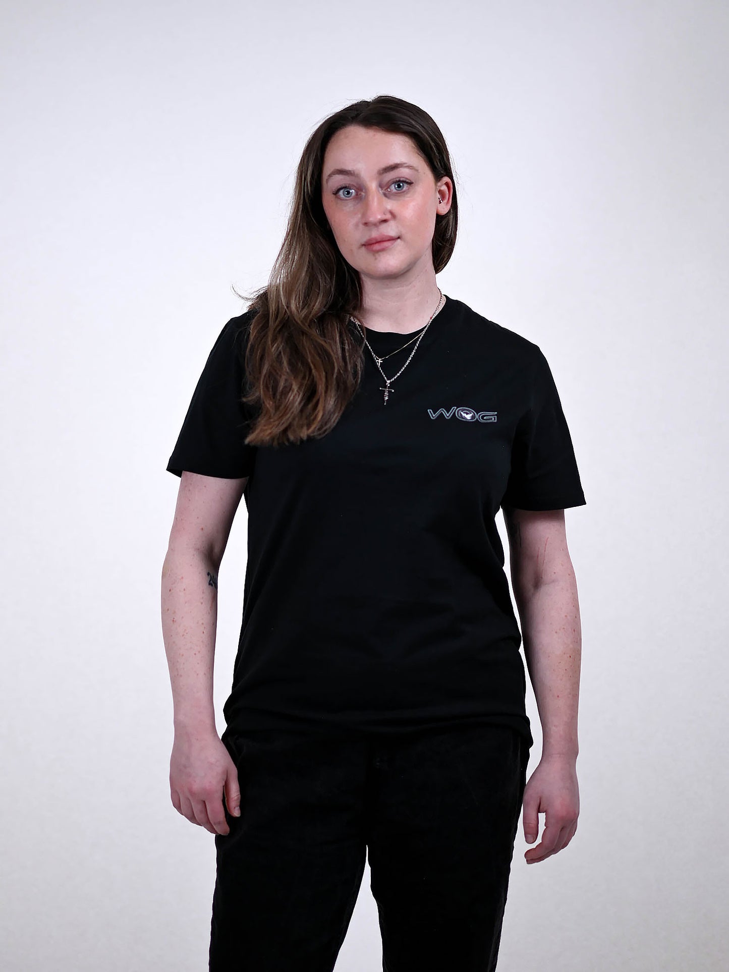 FEAR NOT T-SHIRT zwart voorkant