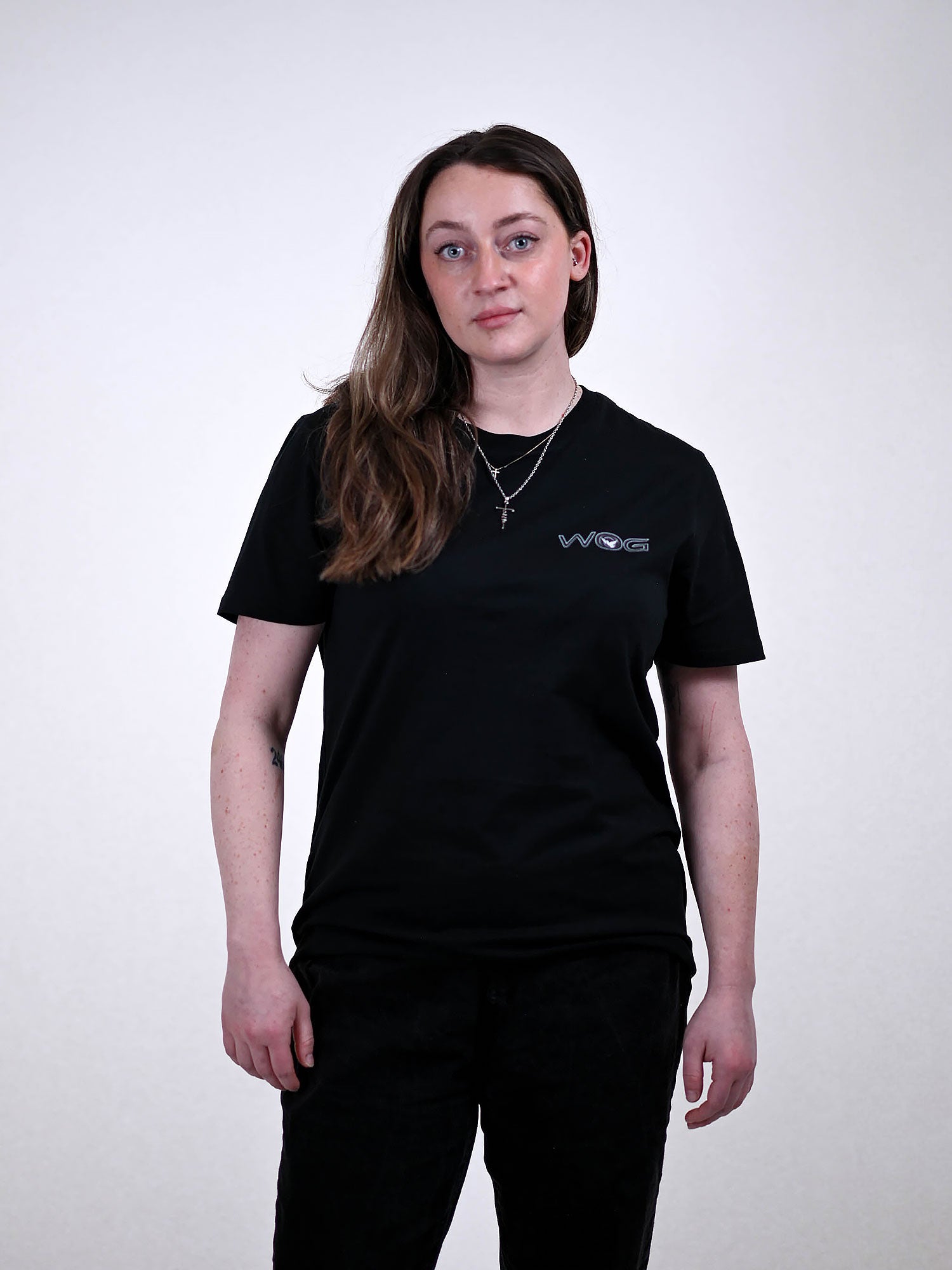 FEAR NOT T-SHIRT zwart voorkant