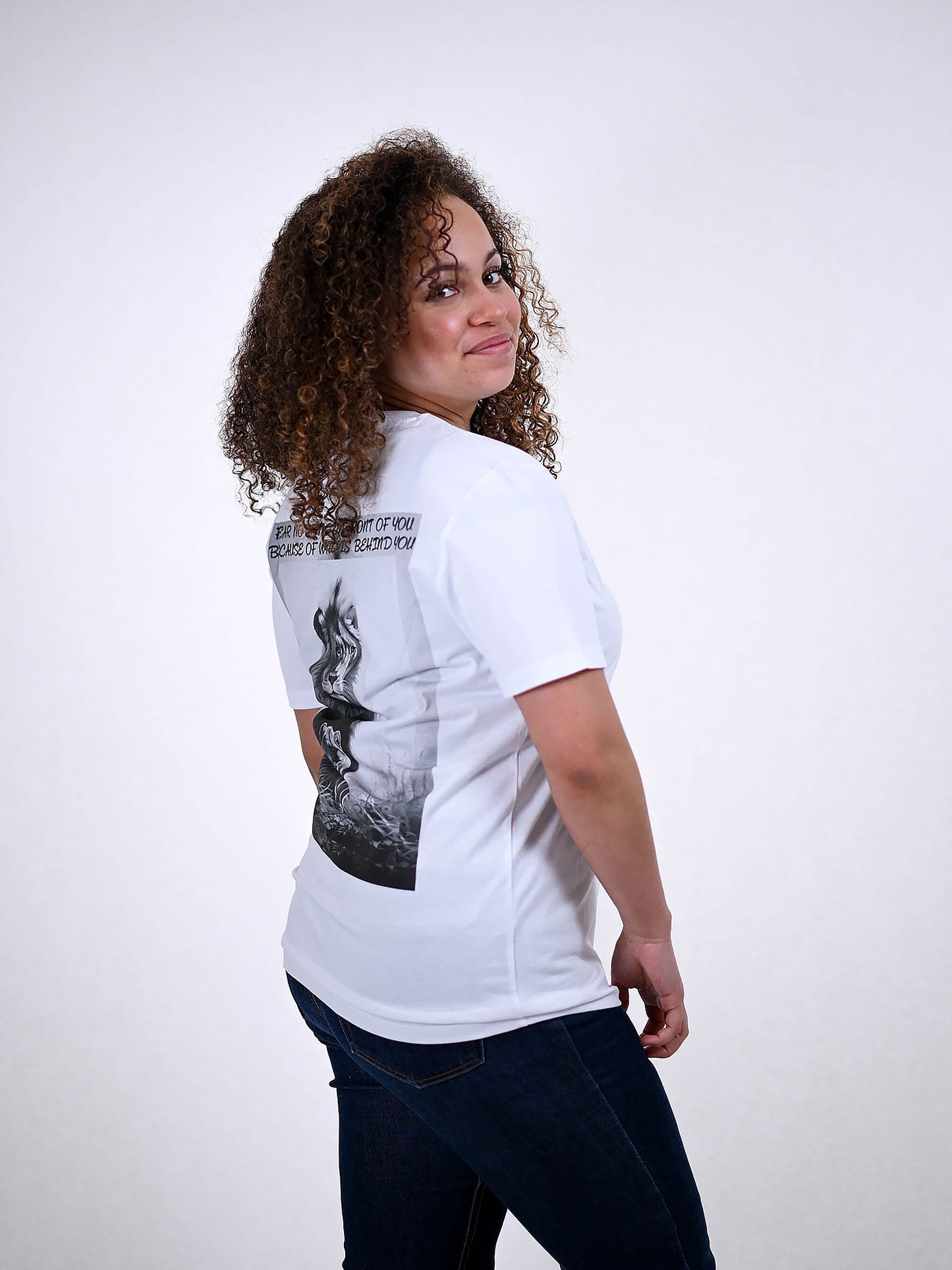 FEAR NOT T-SHIRT wit zijkant
