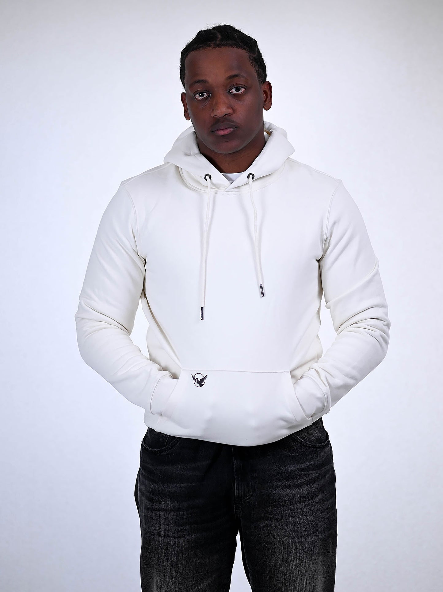 WHAT WOULD JESUS DO HOODIE wit voorkant