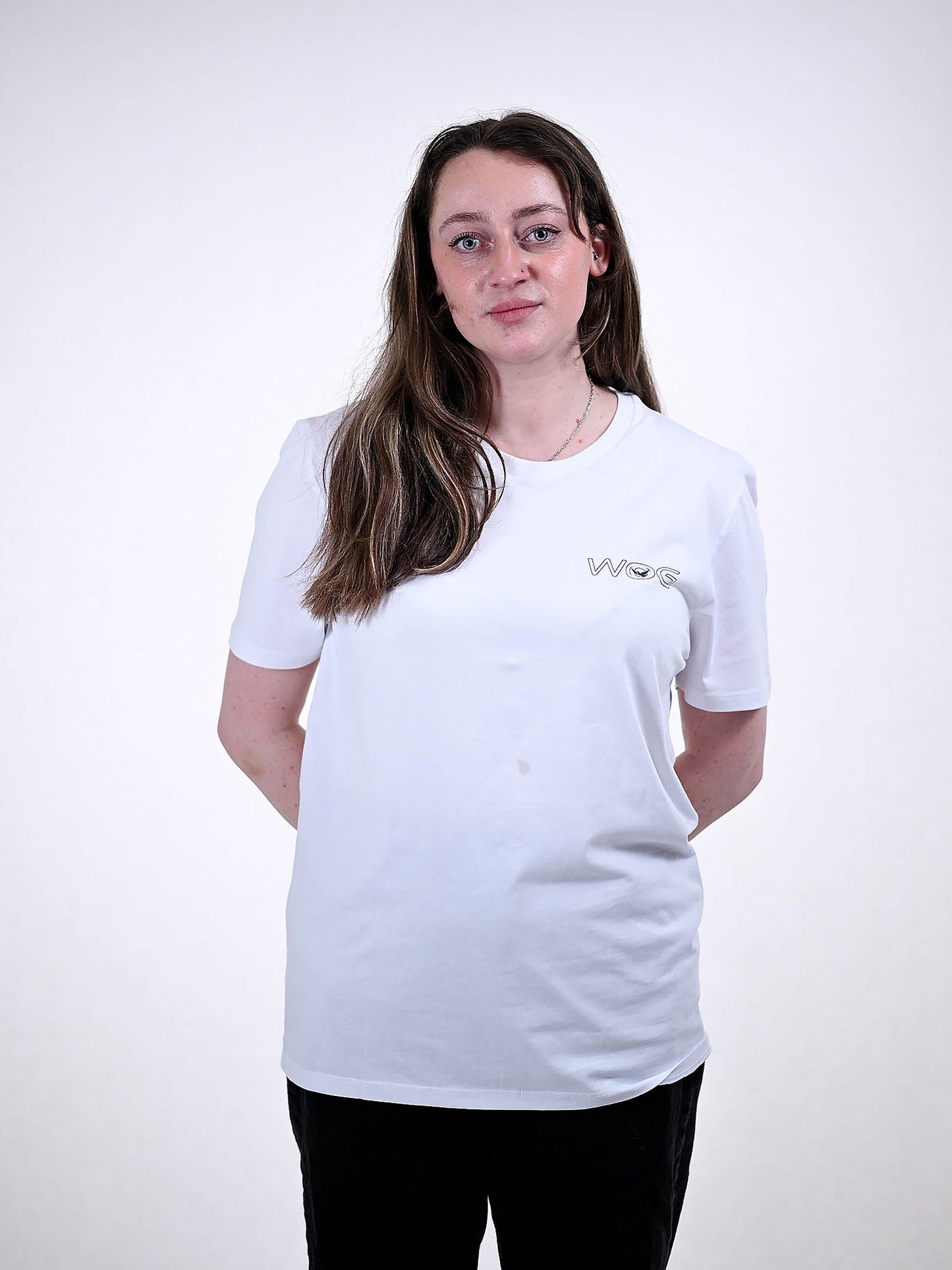 ROMANS 12:19 T-SHIRT wit voorkant