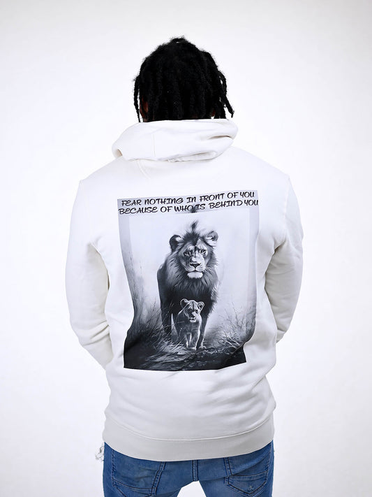 FEAR NOT HOODIE wit achterkant