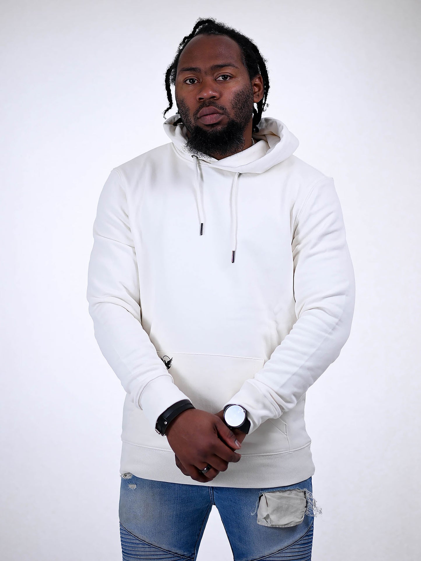 FEAR NOT HOODIE wit voorkant